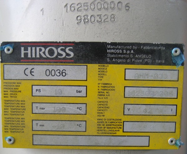 Absorption dryer HIROSS - Plastin Gold